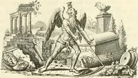 An illustration from Germana quaedam antiquitatis eruditae monumenta : quibus Romanorum veterum ritus varii tam sacri quam profani, tum Graecorum atque Aegyptiorum nonnulli illustrantur (1745)
