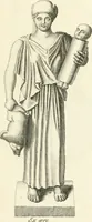 An illustration from Germana quaedam antiquitatis eruditae monumenta : quibus Romanorum veterum ritus varii tam sacri quam profani, tum Graecorum atque Aegyptiorum nonnulli illustrantur (1745)