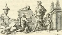An illustration from Germana quaedam antiquitatis eruditae monumenta : quibus Romanorum veterum ritus varii tam sacri quam profani, tum Graecorum atque Aegyptiorum nonnulli illustrantur (1745)