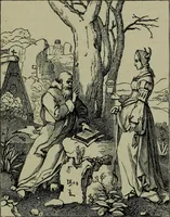 Picture 25 of 47 from German, Flemish and Dutch schools of painting : based on the handbook of Kugler, re-modelled by the late Prof. Dr. Waagen and thoroughly revised and in part re-written (1904), leaf 182