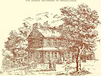 An illustration from The German sectarians of Pennsylvania : a critical and legendary history of the Ephrata Cloister and the Dunkers (1899)