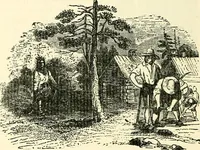 An illustration from The German sectarians of Pennsylvania : a critical and legendary history of the Ephrata Cloister and the Dunkers (1899)