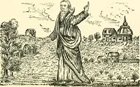 An illustration from The German sectarians of Pennsylvania : a critical and legendary history of the Ephrata Cloister and the Dunkers (1899)