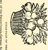 An illustration from The German sectarians of Pennsylvania : a critical and legendary history of the Ephrata Cloister and the Dunkers (1899)