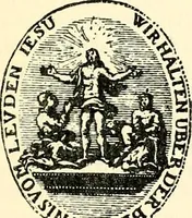 An illustration from The German sectarians of Pennsylvania : a critical and legendary history of the Ephrata Cloister and the Dunkers (1899)