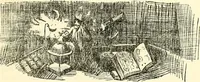 An illustration from The German sectarians of Pennsylvania : a critical and legendary history of the Ephrata Cloister and the Dunkers (1899)