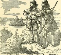 An illustration from The German sectarians of Pennsylvania : a critical and legendary history of the Ephrata Cloister and the Dunkers (1899)