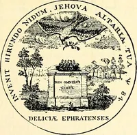 An illustration from The German sectarians of Pennsylvania : a critical and legendary history of the Ephrata Cloister and the Dunkers (1899)