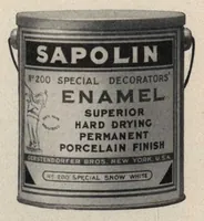 An illustration from Sapolin varnishes : enamels, japans, driers. (1920)