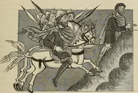 An illustration from Geschichte der deutschen Malerei (1889)