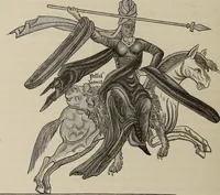 An illustration from Geschichte der deutschen Malerei (1889)