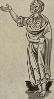 An illustration from Geschichte der deutschen Malerei (1889)