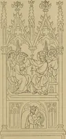 An illustration from Geschichte der deutschen Malerei (1889)