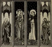 An illustration from Geschichte der deutschen Malerei (1889)