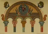 An illustration from Geschichte der deutschen Malerei (1889)