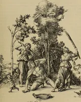 An illustration from Geschichte der deutschen Malerei (1889)