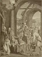 An illustration from Geschichte der deutschen Malerei (1889)