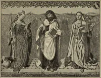 An illustration from Geschichte der deutschen Malerei (1889)