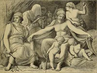 An illustration from Geschichte der deutschen Malerei (1889)