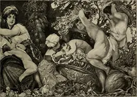 An illustration from Geschichte der deutschen Malerei (1889)
