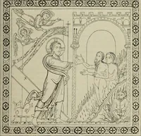 An illustration from Geschichte der deutschen Malerei (1890)