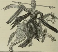 An illustration from Geschichte der deutschen Malerei (1890)