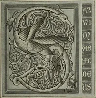 An illustration from Geschichte der deutschen Malerei (1890)