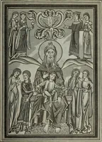An illustration from Geschichte der deutschen Malerei (1890)