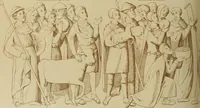 An illustration from Geschichte der deutschen Malerei (1890)