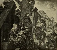An illustration from Geschichte der deutschen Malerei (1890)