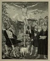 An illustration from Geschichte der deutschen Malerei (1890)