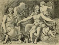 An illustration from Geschichte der deutschen Malerei (1890)