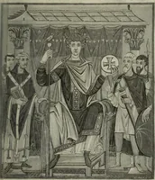 An illustration from Geschichte der deutschen Malerei (1890)