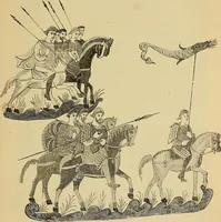 An illustration from Geschichte der karolingischen Malerei : ihr Bilderkreis and seine Quellen (1894)