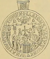 An illustration from Geschichte der karolingischen Malerei : ihr Bilderkreis and seine Quellen (1894)