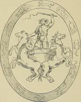 An illustration from Geschichte der karolingischen Malerei : ihr Bilderkreis and seine Quellen (1894)