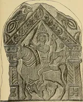 An illustration from Geschichte der karolingischen Malerei : ihr Bilderkreis and seine Quellen (1894)