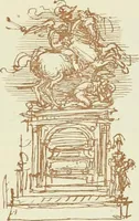 An illustration from Geschichte des florentinischen Grabmals von den ältesten Zeiten bis Michelangelo (1904)