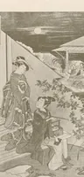 An illustration from Geschichte des japanischen Farbenholzschnitts. : Mit 95 Abbildungen (1897)