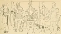 An illustration from Geschichte des Kostüms (1905)