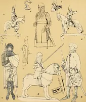 An illustration from Geschichte des Kostüms (1905)