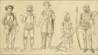 An illustration from Geschichte des Kostüms (1905)