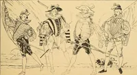 An illustration from Geschichte des Kostüms (1905)