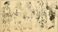 An illustration from Geschichte des Kostüms (1905)