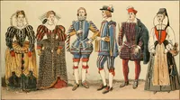 An illustration from Geschichte des Kostüms (1905)