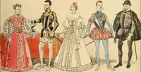 An illustration from Geschichte des Kostüms (1905)