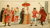An illustration from Geschichte des Kostüms (1905)