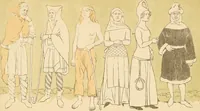 An illustration from Geschichte des Kostüms (1905)