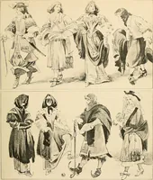 An illustration from Geschichte des Kostüms (1905)
