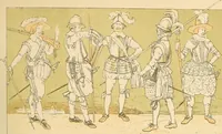 An illustration from Geschichte des Kostüms (1905)
